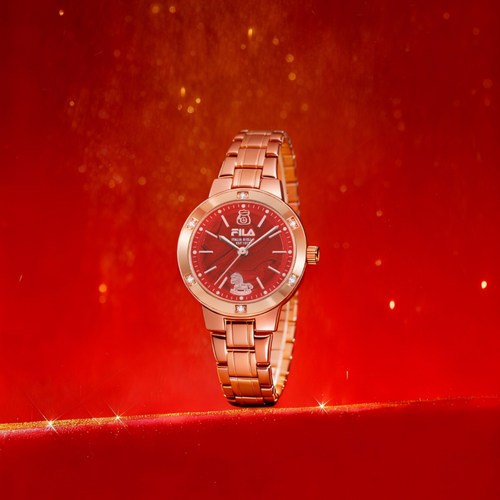FILA斐乐轻奢小众设计女士腕表2026新款马年设计新年礼物手表6757