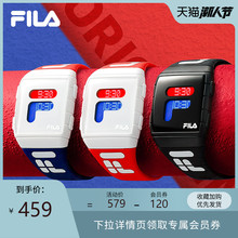 FILA斐乐正品手表红蓝CP男女情侣表学生潮流运动防水电子表105
