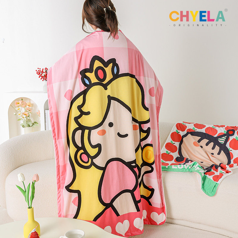 采绎来x小蔻 公主沙发午休毯子毛毯盖毯办公室午睡毯空调毯QT591