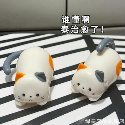发条翻滚小猫手动上弦卡通可爱仿真小猫解压益智网红创意小玩具