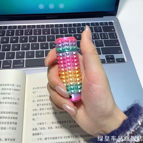 3D打印狼牙转转乐解压挂件学生课间释放压力专注力训练指尖玩具