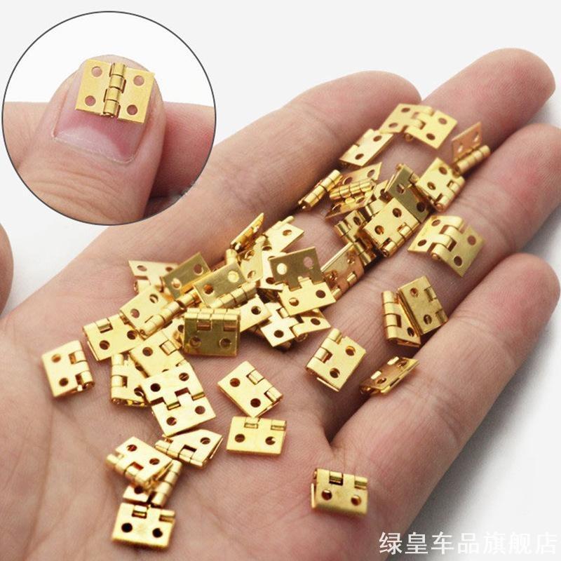 微缩超轻粘土翻盖手工diy石塑黏土配件迷你合页核桃小屋平开