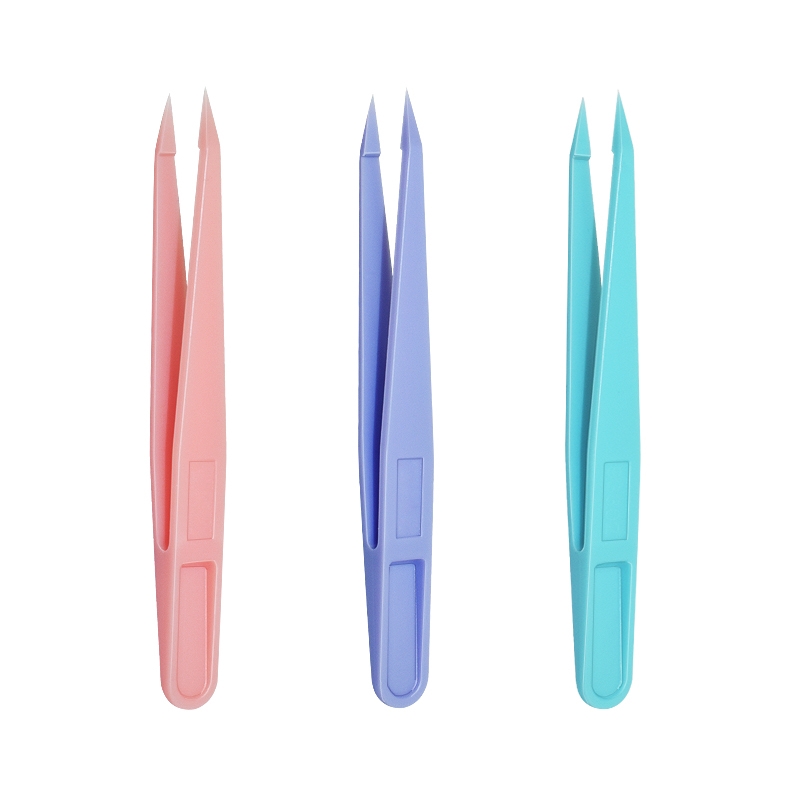 彩色塑料尖头镊子手帐学生专用