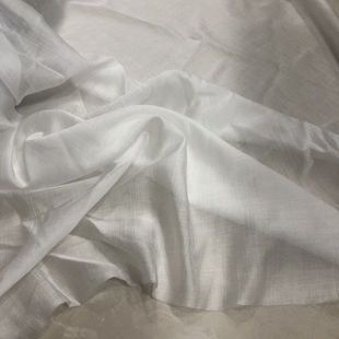 纯色压皱天丝棉布料轻薄内里衬打底布料汉服连衣裙衬衫防晒衣布料
