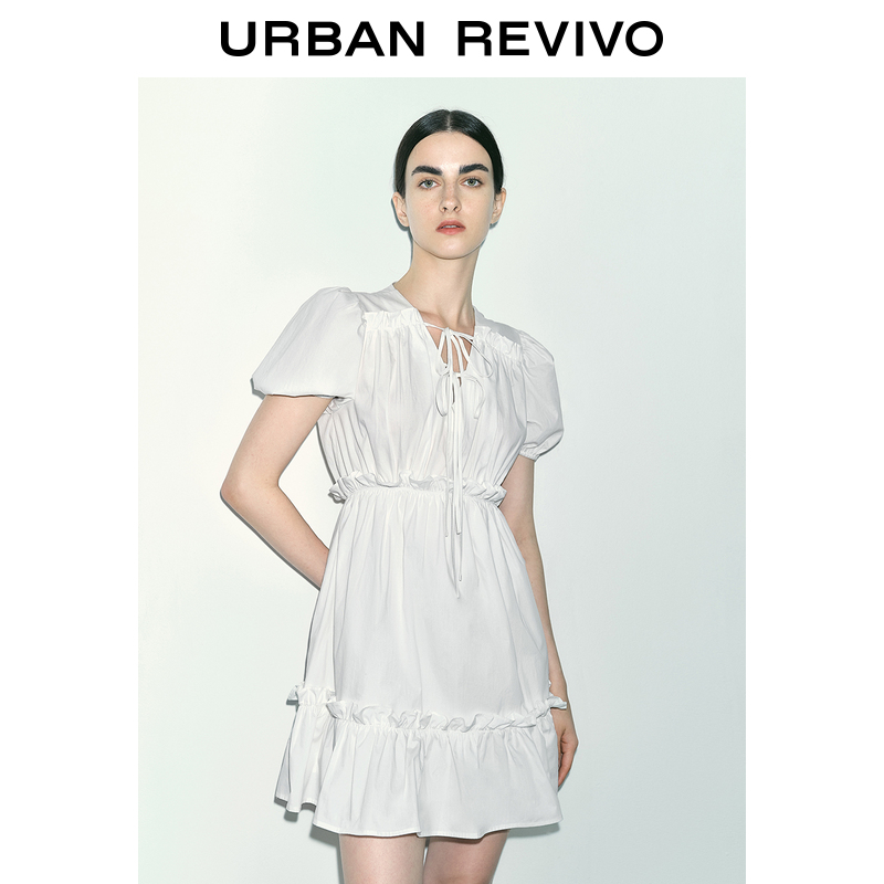 UR2023夏季女装温柔少女感小个子公主裙宝藏连衣裙UWL732137