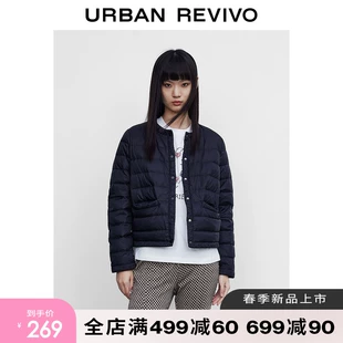 新款 面包羽绒服外套WU37R1KN2000 轻暖短款 UR2022冬季 女装 时尚