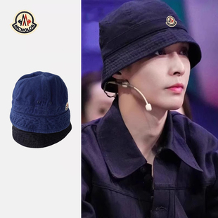 【正品现货】蒙口米色张艺兴同款帽子短檐渔夫帽男女百搭圆顶盆帽