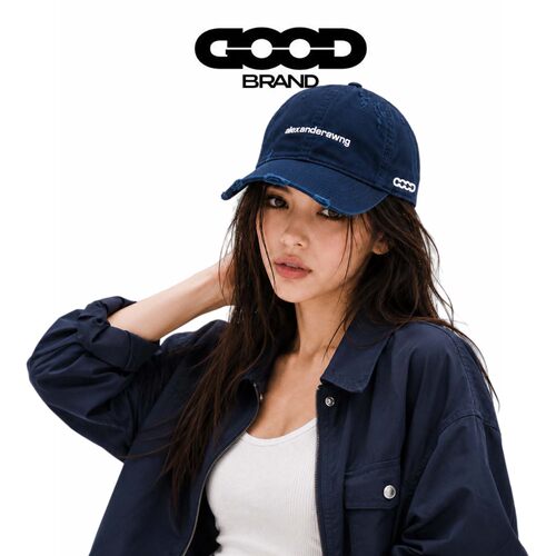 【正品直售】GOOD BRAND新款水洗破洞做旧棒球帽子女百搭鸭舌帽男