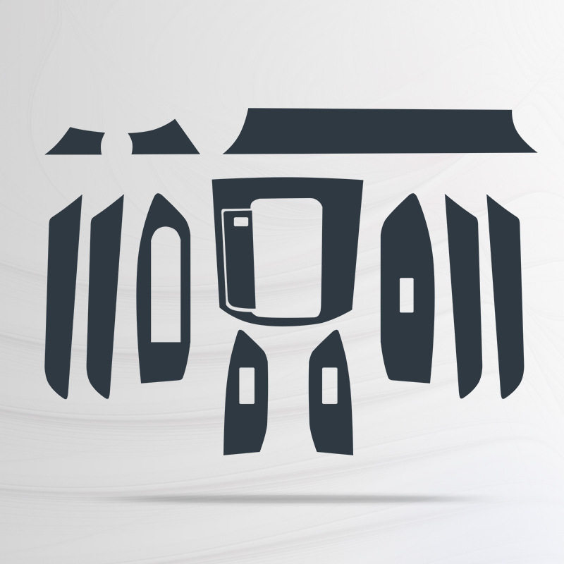 适用于马自达昂克赛拉CX5CX4CX8改中控排挡内饰贴膜TPU透明保护膜