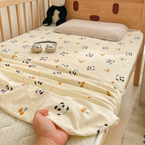 幼儿园全棉纯棉超柔磨毛儿童床笠秋冬款保暖加厚纯棉全棉透气
