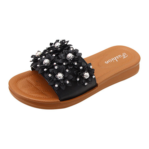 时尚简约外穿海边度假防滑防臭沙滩拖鞋女夏季新款韩版厚底凉拖鞋,女鞋,一字拖,淘宝优惠券,粉丝福利购,淘宝优惠卷