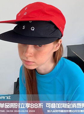 square houlest户外运动轻薄速干防晒遮阳五片鸭舌帽棒球帽男女