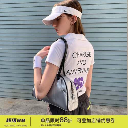 运动风网球polo短袖T恤女