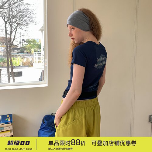 运动速干透气显瘦短袖T恤女