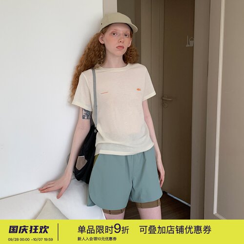 Squarehoulest透气印花凉感T恤