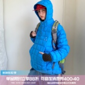 square houlest90白鸭绒轻薄轻盈羽绒服冬季 保暖连帽半开领外套女