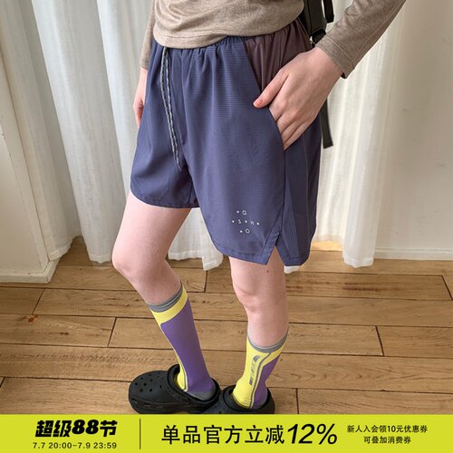 户外速干防泼水显瘦撞色女短裤