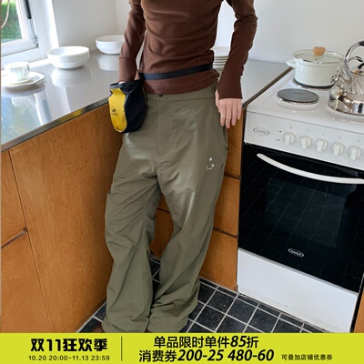 户外防水防风加绒保暖休闲裤女