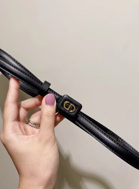 2023新款cd真皮细腰带 白黑色牛皮皮带 裙子毛衣大衣百搭腰封装饰