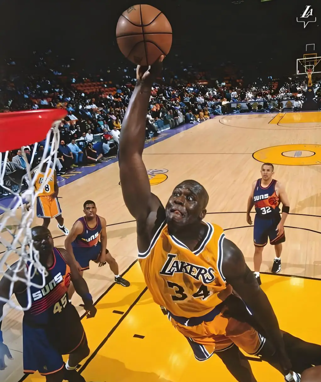 Mitchell Ness NBA 96-97赛季 湖人队奥尼尔34号 球迷版 篮球背心
