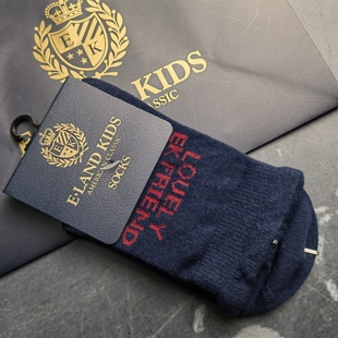 E-landkids 依恋儿童袜子 女童四季款 三色 中筒袜