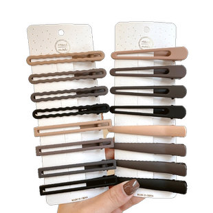 无痕化妆夹刘海夹发夹边夹侧边鸭嘴夹卡子一字夹发卡头发夹子头饰