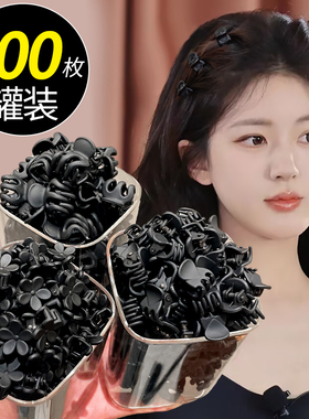 黑色迷你抓夹小号刘海碎发夹子发夹女2026新款前额侧边头发卡发饰