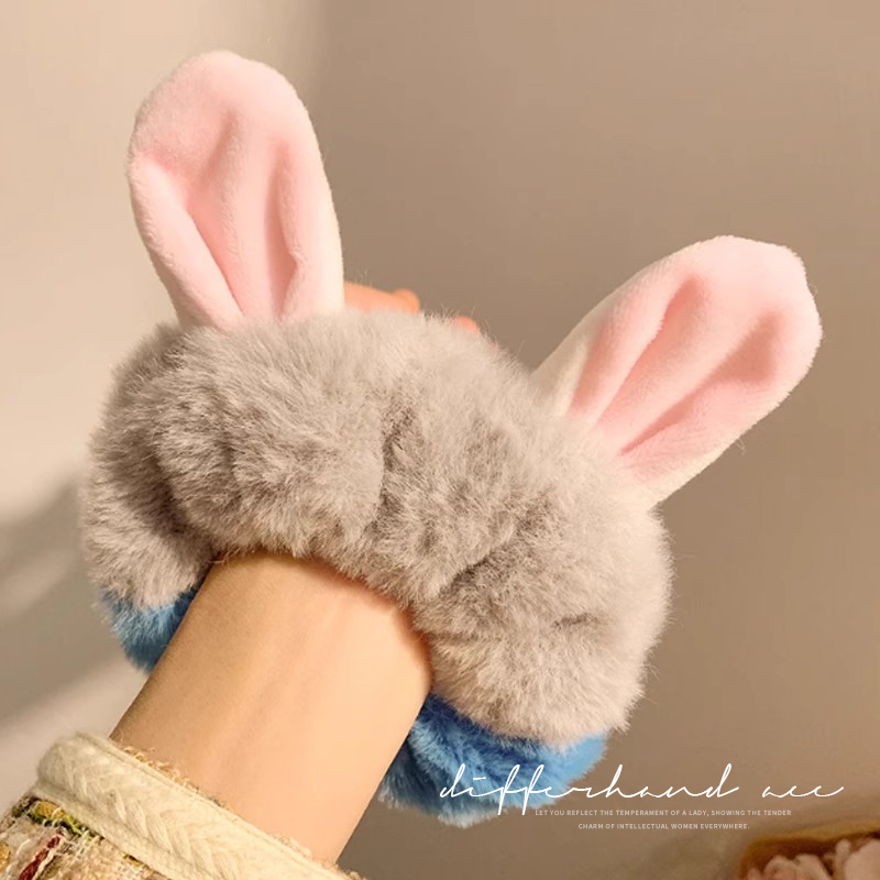 疯狂动物园朱迪尼克毛绒发圈！！