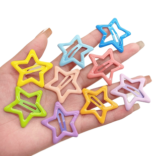 玫瑰的故事刘亦菲同款发夹星星边夹前额刘海发卡夹子头饰2025新款