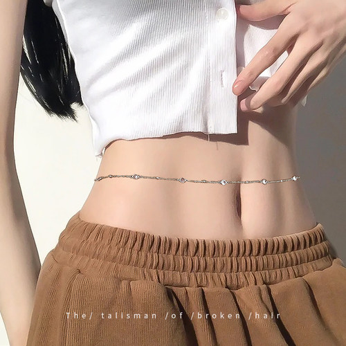 女夏季显身材腰链饰品