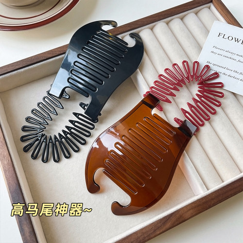 马尾夹香蕉夹，百搭，盘发好用！