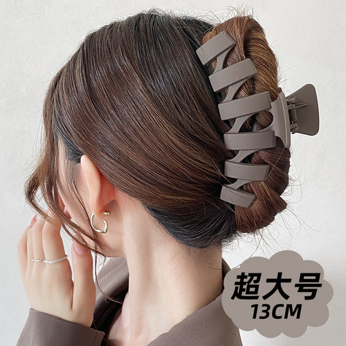 超大号13cm鲨鱼夹发夹