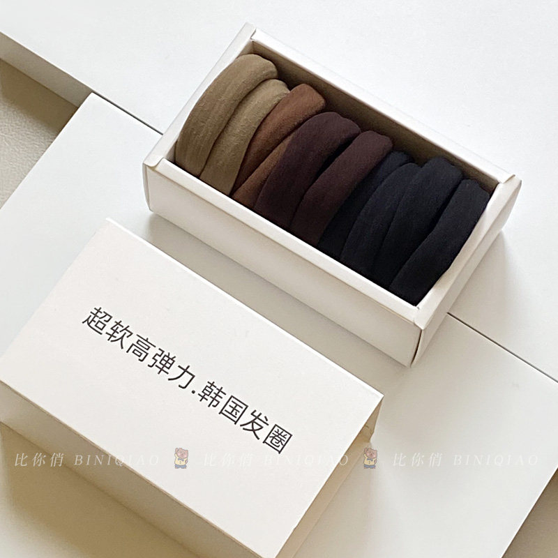 超柔高弹头绳！无异味扎头绳加粗成人简约发圈盒装皮筋扎马尾头饰,饰品/流行首饰/时尚饰品新,发饰,淘宝优惠券,粉丝福利购,淘宝优惠卷