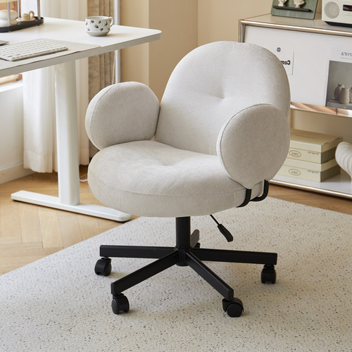 电脑椅家用书桌椅办公椅舒适久坐靠背椅子宿舍学习椅可旋转化妆椅