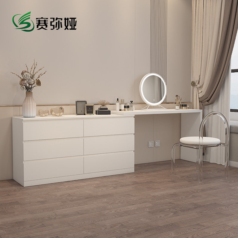 实木梳妆台赛弥娅简约图片