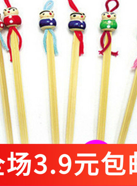 P104卡通木质耳勺 可爱造型中国娃娃挖耳勺 掏耳朵 木质耳勺