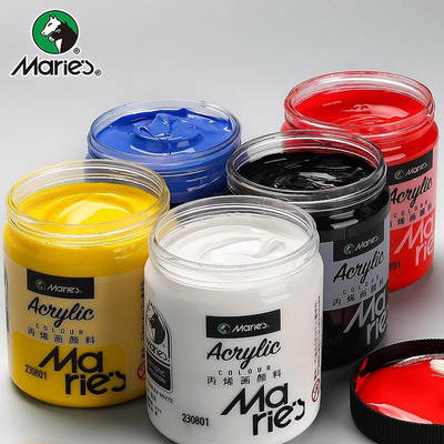 马利丙烯颜料防水不掉色
