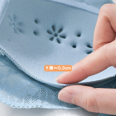 内衣女薄款大胸显小透气洞洞杯调整型收副乳上托防下垂无钢圈文胸