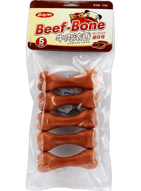 蓓格磨牙零食狗狗牛肉牛肉味100g