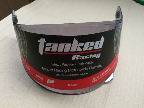 tanked原装坦克透明防雾茶色镜片