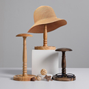 店帽子架帽撑衣柜陈列展示帽子支架 帽托服装 帽架木质台式 新款