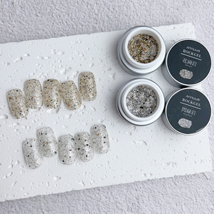 ANNUUM日本安纽美甲进口岩石胶花岗岩闪绿岩新款美甲甲油胶特色胶