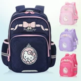 Hello kitty, детский школьный рюкзак, вместительная и большая сумка через плечо со сниженной нагрузкой, защита позвоночника