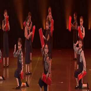小荷风采儿童曙光舞蹈演出服民国风小报童红色主题歌颂祖国合唱服