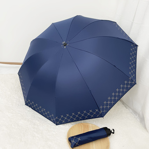 雨伞大号折叠结实伞女晴雨两用伞防晒防紫外线遮阳太阳伞商务男士