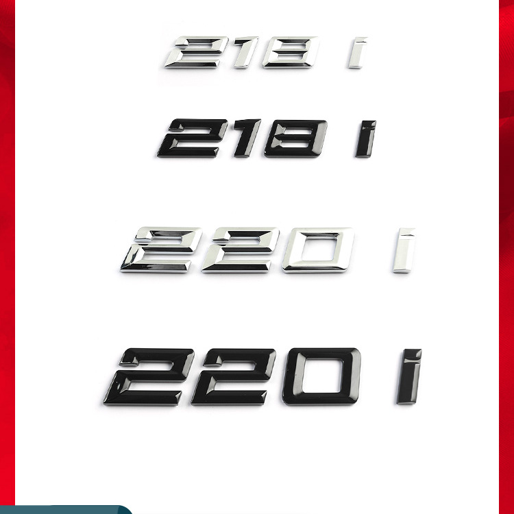 宝马M标侧标218i220i车尾标贴