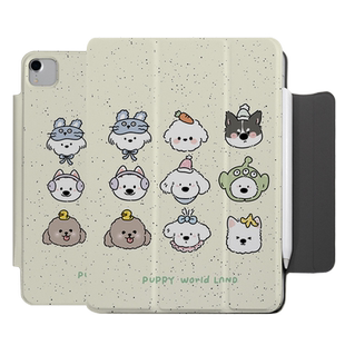 【圆环磁吸x可分离】狗狗适用苹果平板ipad2024pro11保护套花matepad11.5s防摔5透明壳4双面夹13寸带笔槽air6