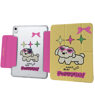 【3+y折x新款】小狗兼容笔套2024pro11适用苹果平板ipadair6保护套13寸无笔槽matepad11.5s华为5mini搭扣壳10