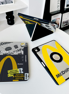 【3+y折磁吸拆分】男生酷潮字母适用华为matepad11.5s/12.2/13.2亚克力ipad保护套小米平板7透明壳air7第11代