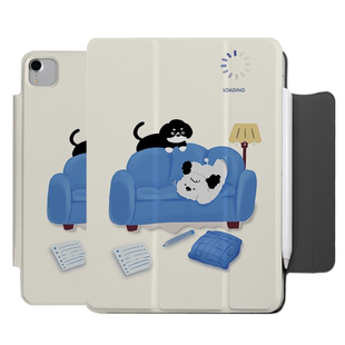 【可拆分x磁吸新款】2024pro11带笔槽搭扣ipadair6保护套5小狗4可爱matepad11.5s蓝白色se卡通壳10好看13寸9
